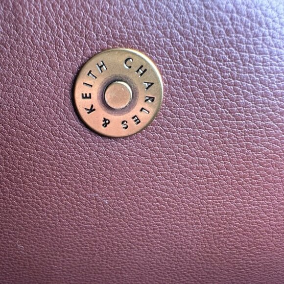 Charles& Keith Gabine Leather Saddle Bag - Brown with Brass Hardware - Picture 6 of 11